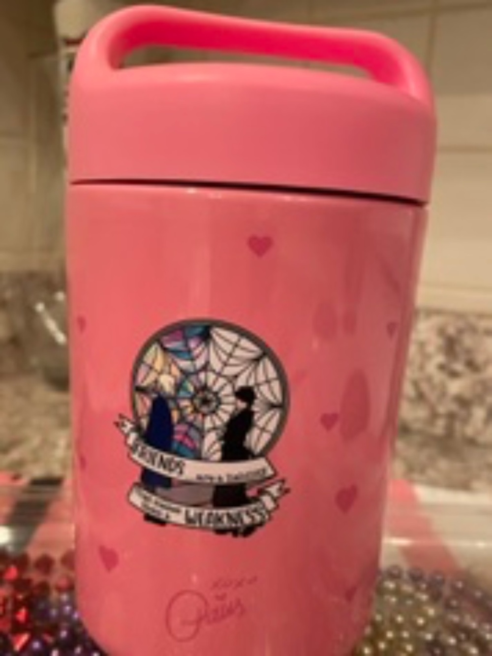 NWOT Paris Hilton Mini "Thermos"/food and beverage insulated Mini "Tumbler"